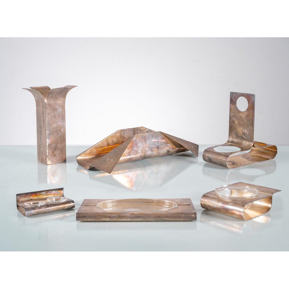 LINO SABATTINI, Sei complementi tavola in metallo (1 of 1)