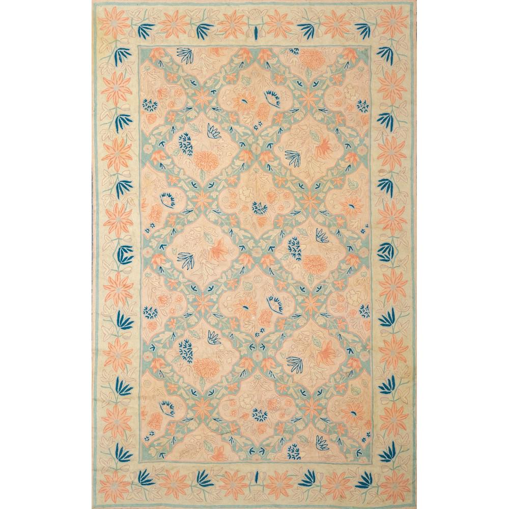 TAPPETO SUZANI: TAPPETO SUZANI ordito in cotone, trama in lana (appunto catenella). India XX secolo. cm 235 x 150.