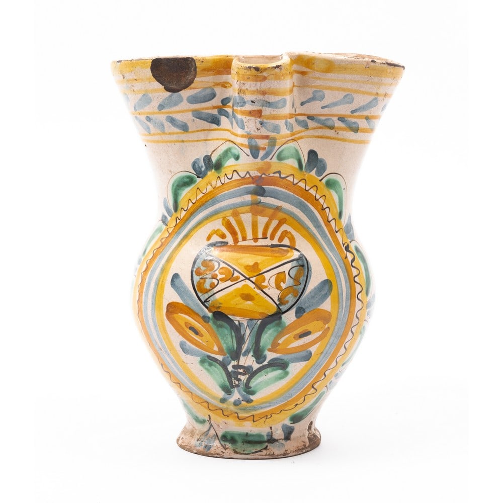 MANIFATTURA DELL' ITALIA CENTRALE DEL XIX SECOLO, Brocca (1 of 2)