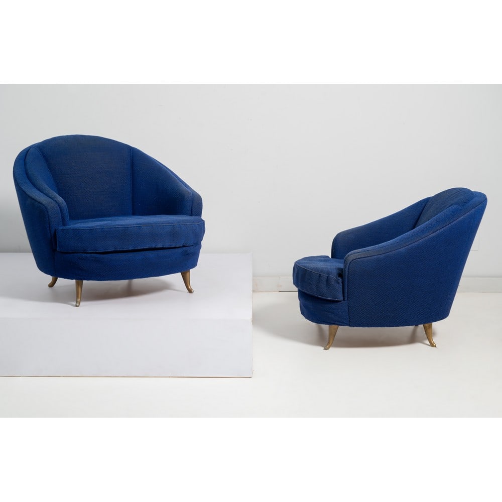 GIO PONTI, Coppia di poltrone (1 of 1)