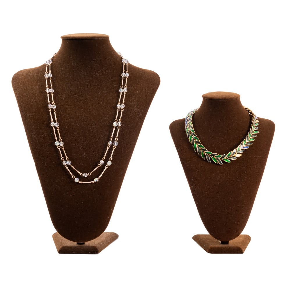 DUE COLLANE ED UN PAIO ORECCHINI VINTAGE (1 of 4)