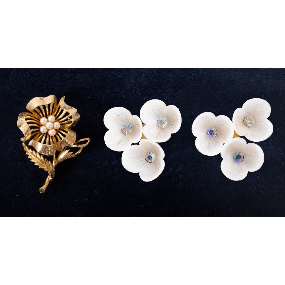 CORO SPILLA E ORECCHINI VINTAGE (1 of 1)