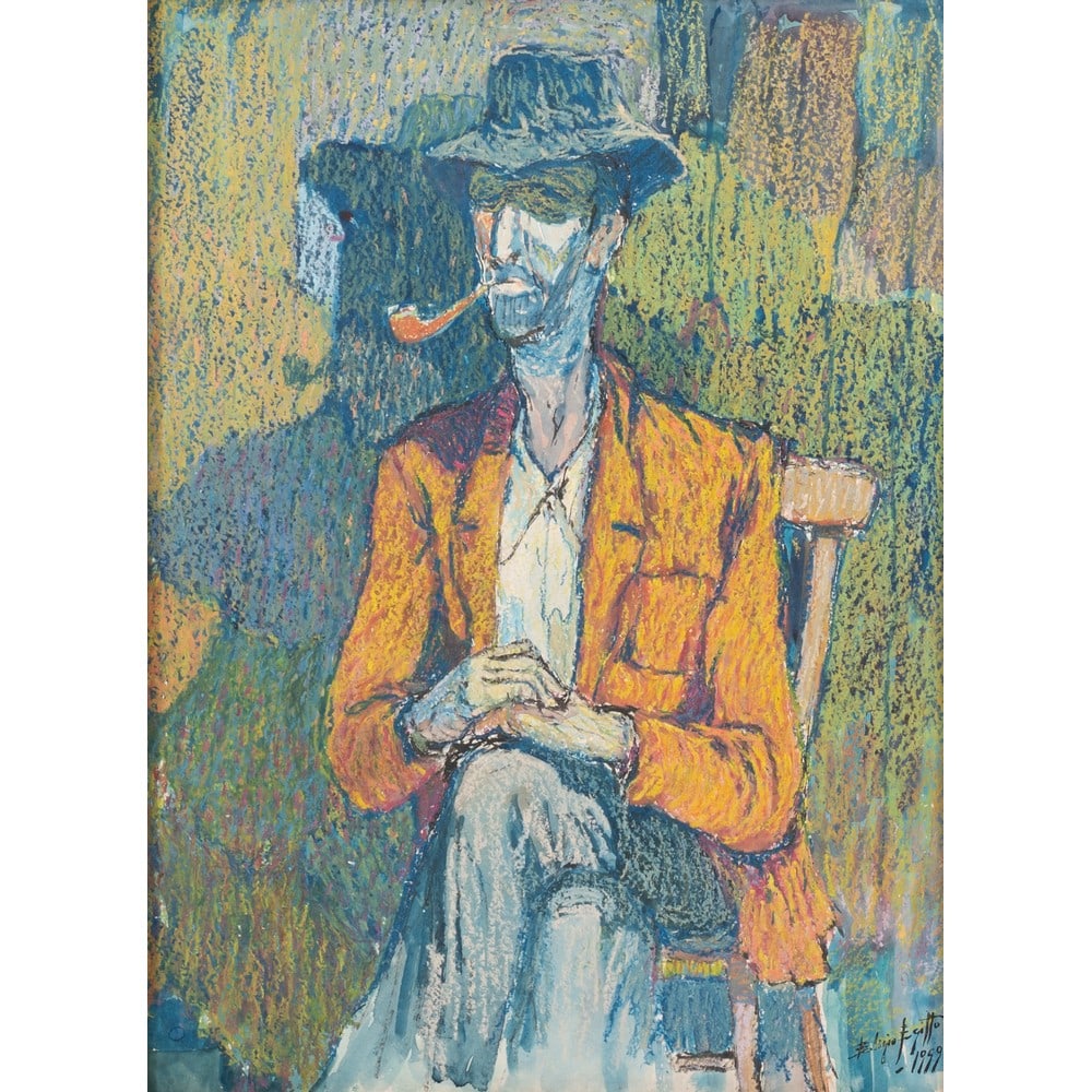 ELIGIO EGITTO, Olio su carta applicato su masonite (1 of 2)