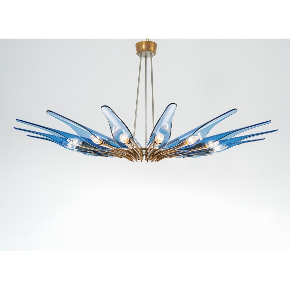 MAX INGRAND, Lampada a sospensione “Dahlia” modello “1563” (1 of 5)