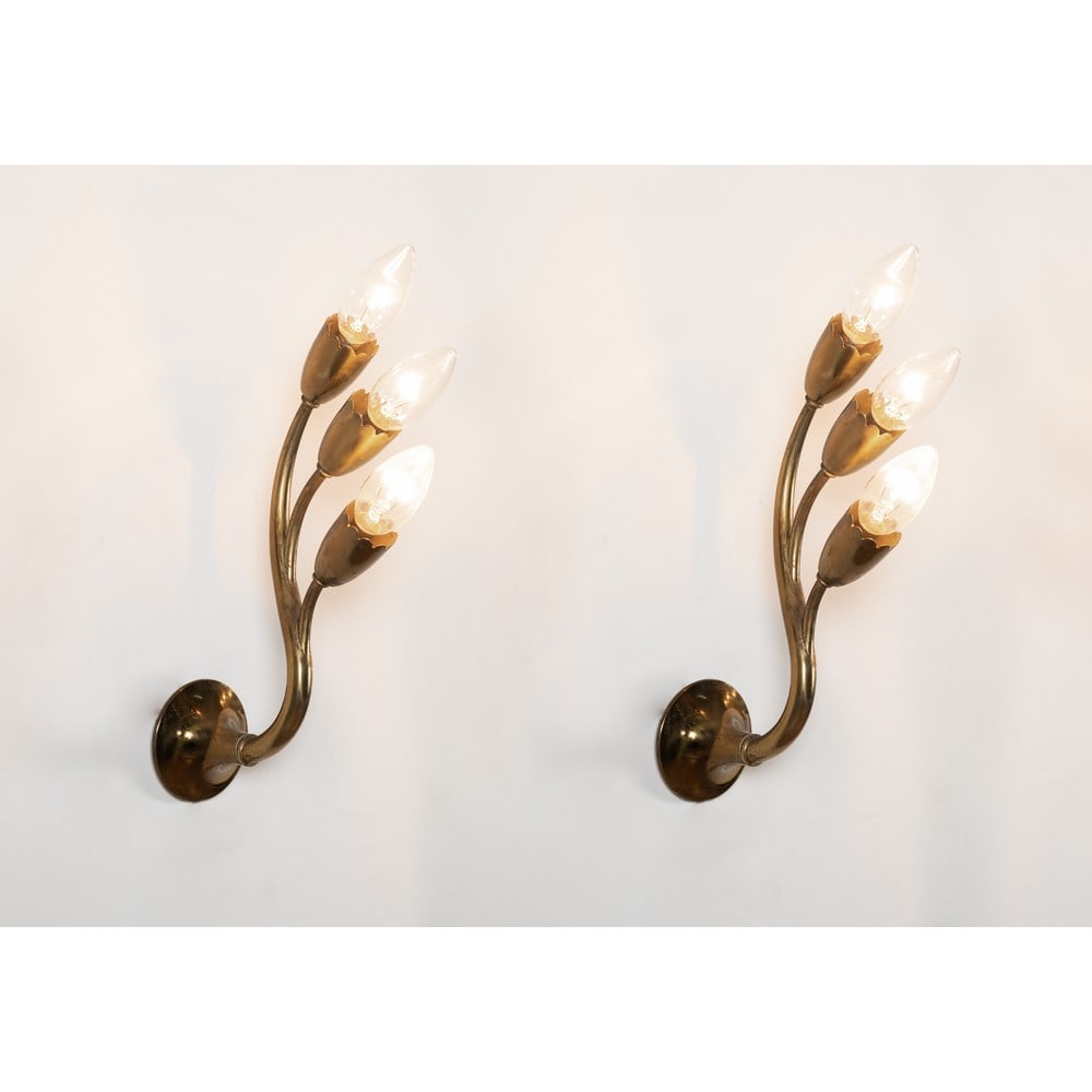 GIO PONTI (Attr.le), Coppia di lampade da parete (1 of 2)