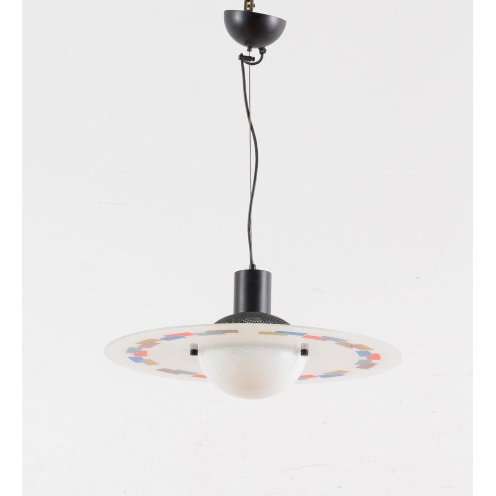 PRODUZIONE ITALIANA 1960 ca., Lampada sospensione e da parete (1 of 2)