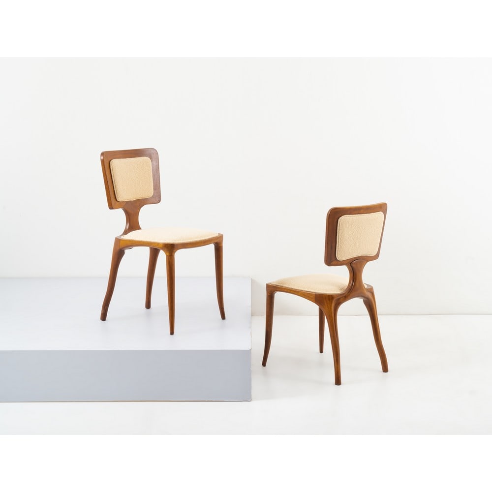 CARLO MOLLINO (Attr.le), Coppia di sedie (1 of 1)