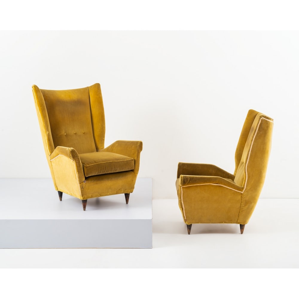 GIO PONTI (Attr.le), Coppia di poltrone (1 of 2)