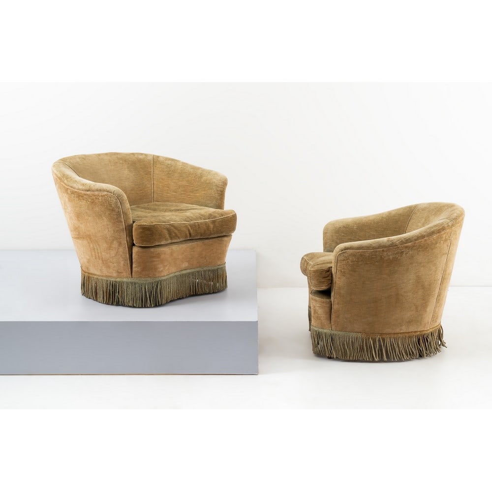 GIO PONTI (Attr.le), Coppia di poltrone (1 of 1)