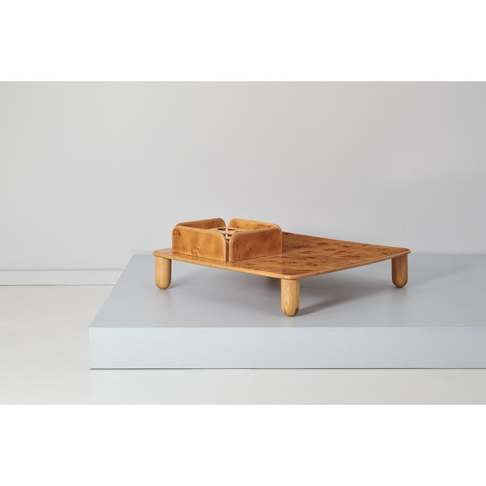 PRODUZIONE ITALIANA ANNI '80 Tavolo basso da salotto (1 of 2)