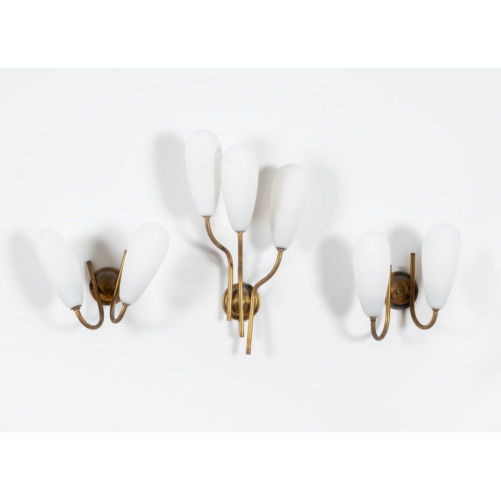 RUPERT NIKOLL (Attr.le), Tre lampade da parete (1 of 1)