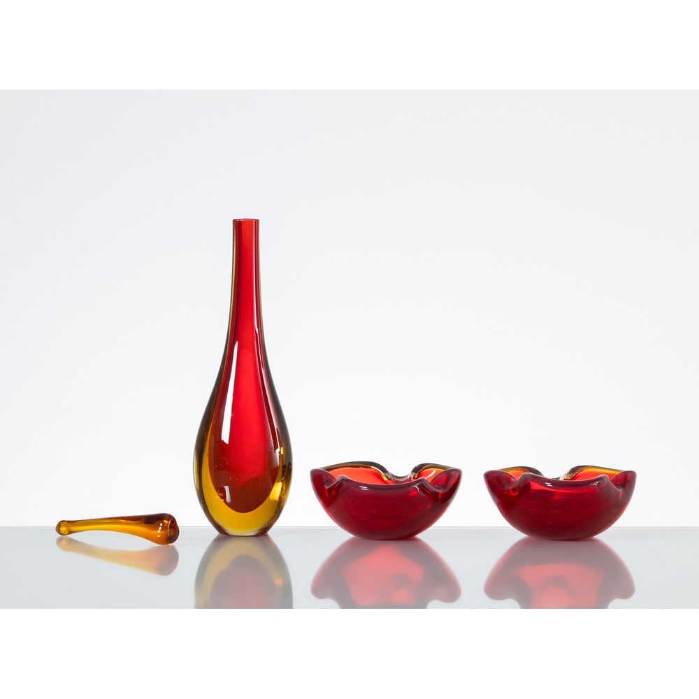 FLAVIO POLI (Attr.le),Vaso e due posacenere (1 of 1)