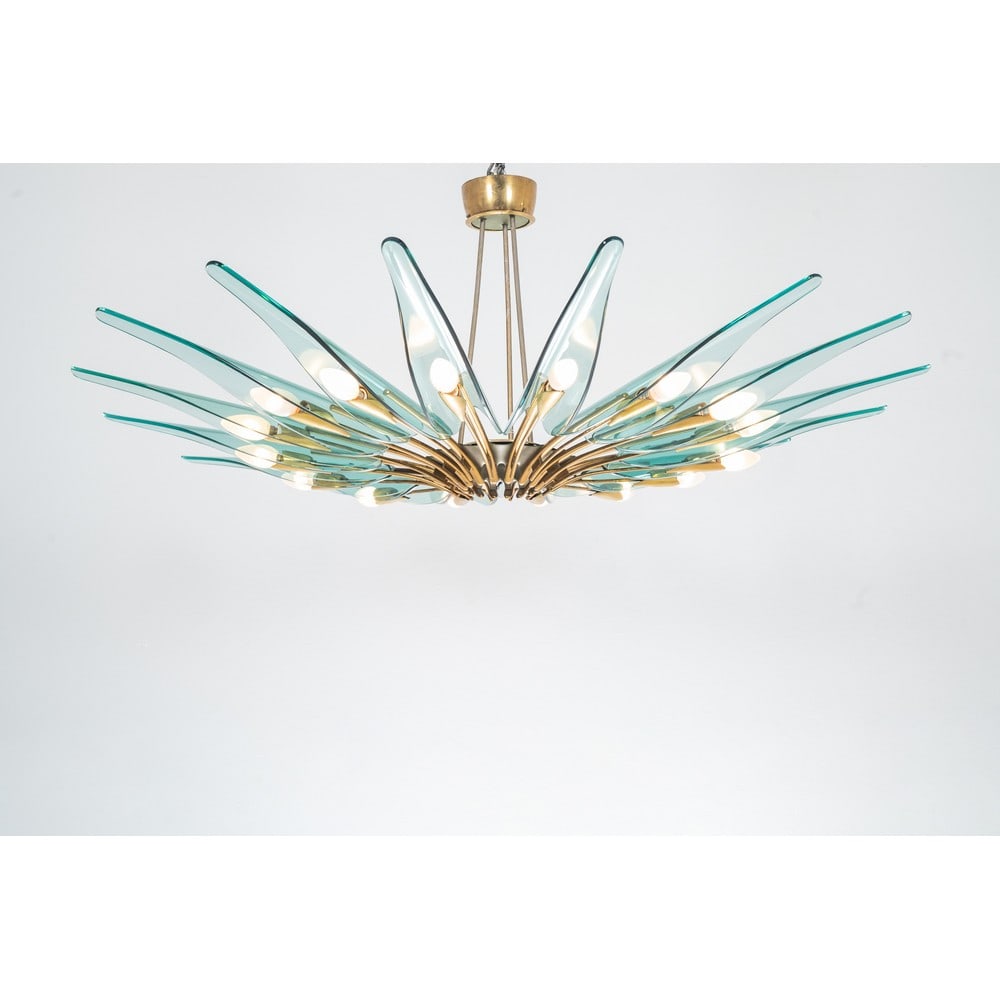 MAX INGRAND, Lampada a sospensione “Dahlia” modello “1563” (1 of 4)