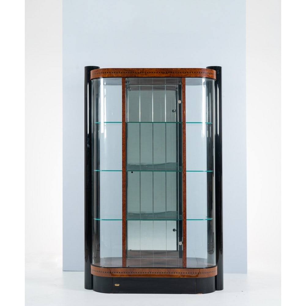 SCATTOLIN, Vetrina in legno di radica e legno laccato (1 of 1)