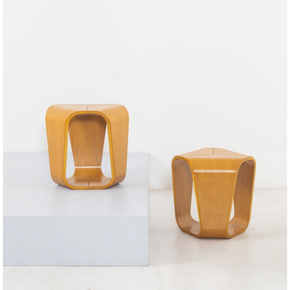 ENRICO CESANA, Coppia di tavoli modello ”Infinity” (1 of 1)