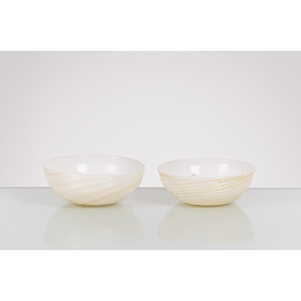 TOMASO BUZZI, Coppia di ciotole in vetro (1 of 1)