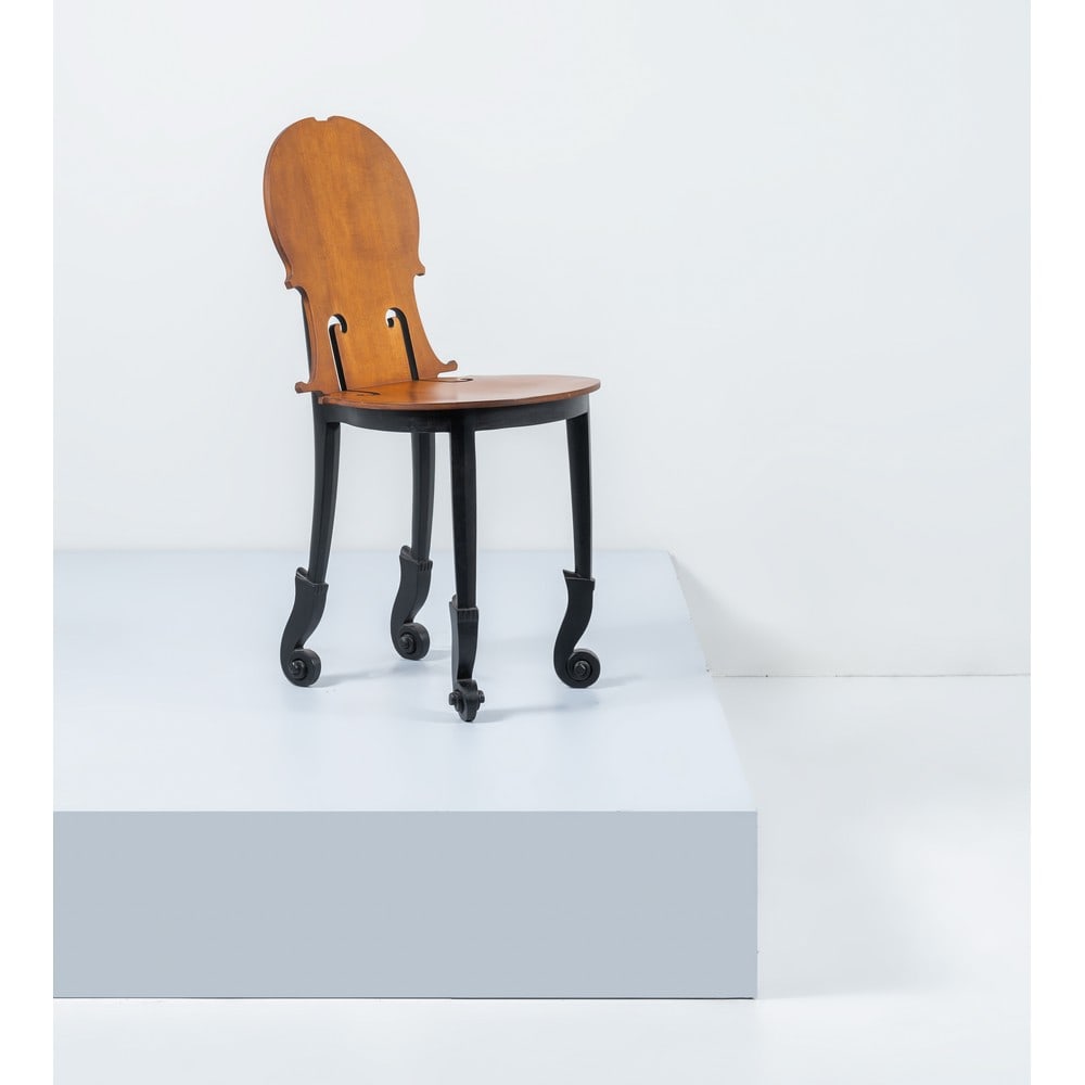 ARMAN CHELLO CHAIR, Sedia in legno modello “Chello Chair” (1 of 1)