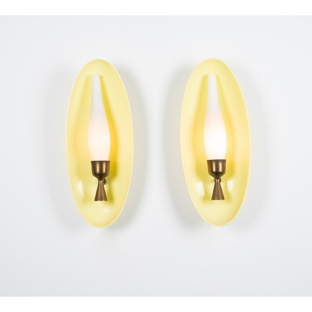 ANGELO LELLI, Coppia di lampade da parete modello “12645” (1 of 3)