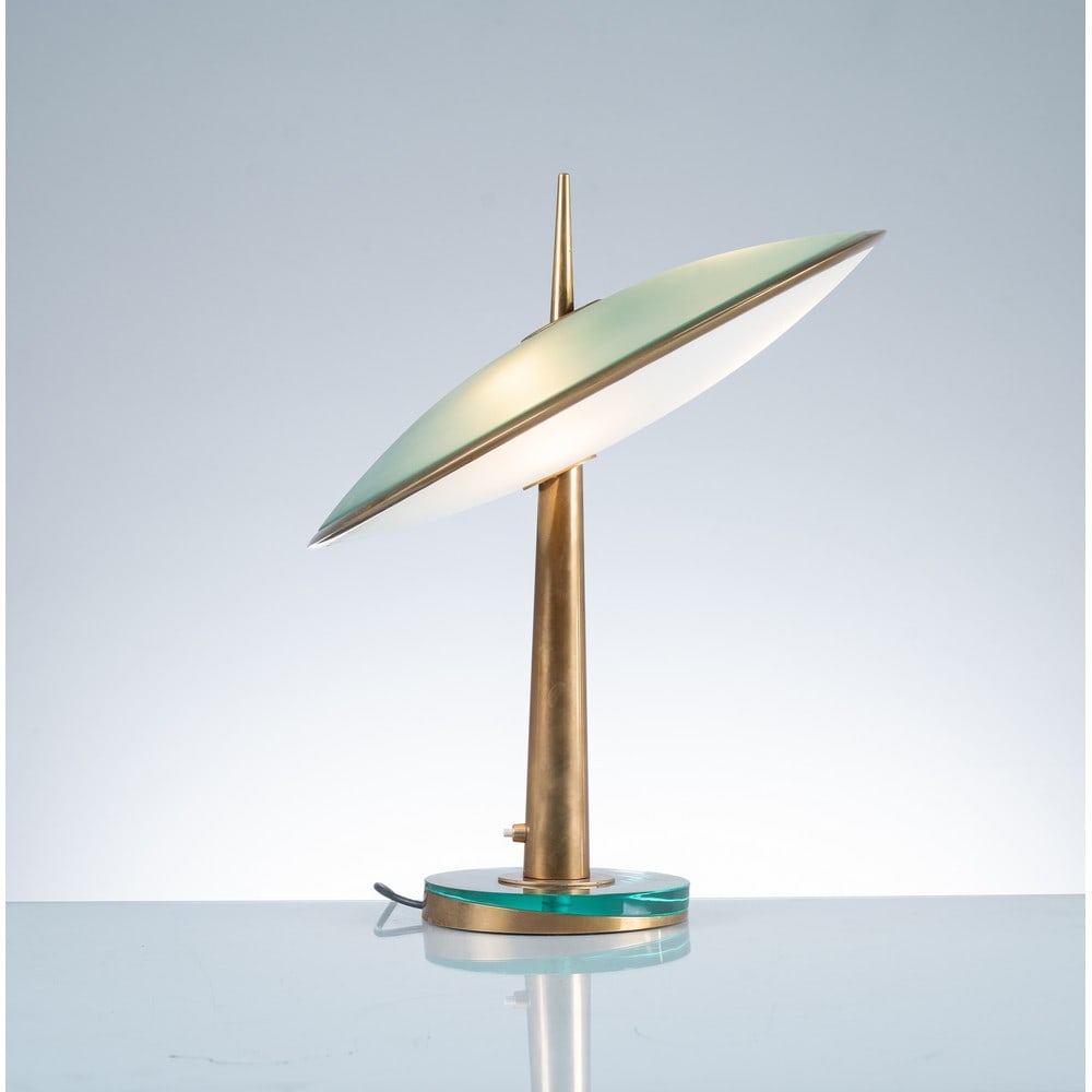 MAX INGRAND, Lampada da tavolo modello "1538" "Disco Volante" (1 of 6)