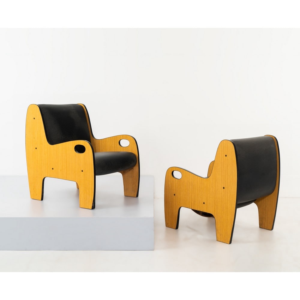 PRODUZIONE EUROPEA 1970 ca., Coppia di poltrone (1 of 1)