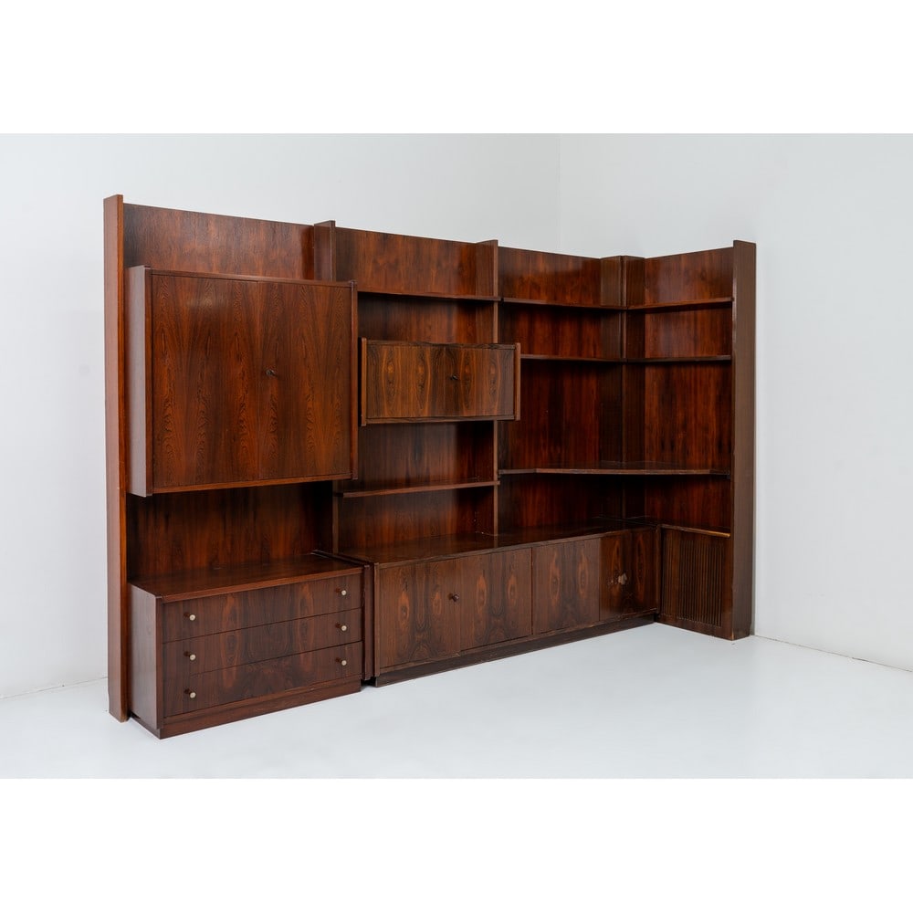 ARNE VODDER (Attr.), Mobile angolare con libreria (1 of 3)