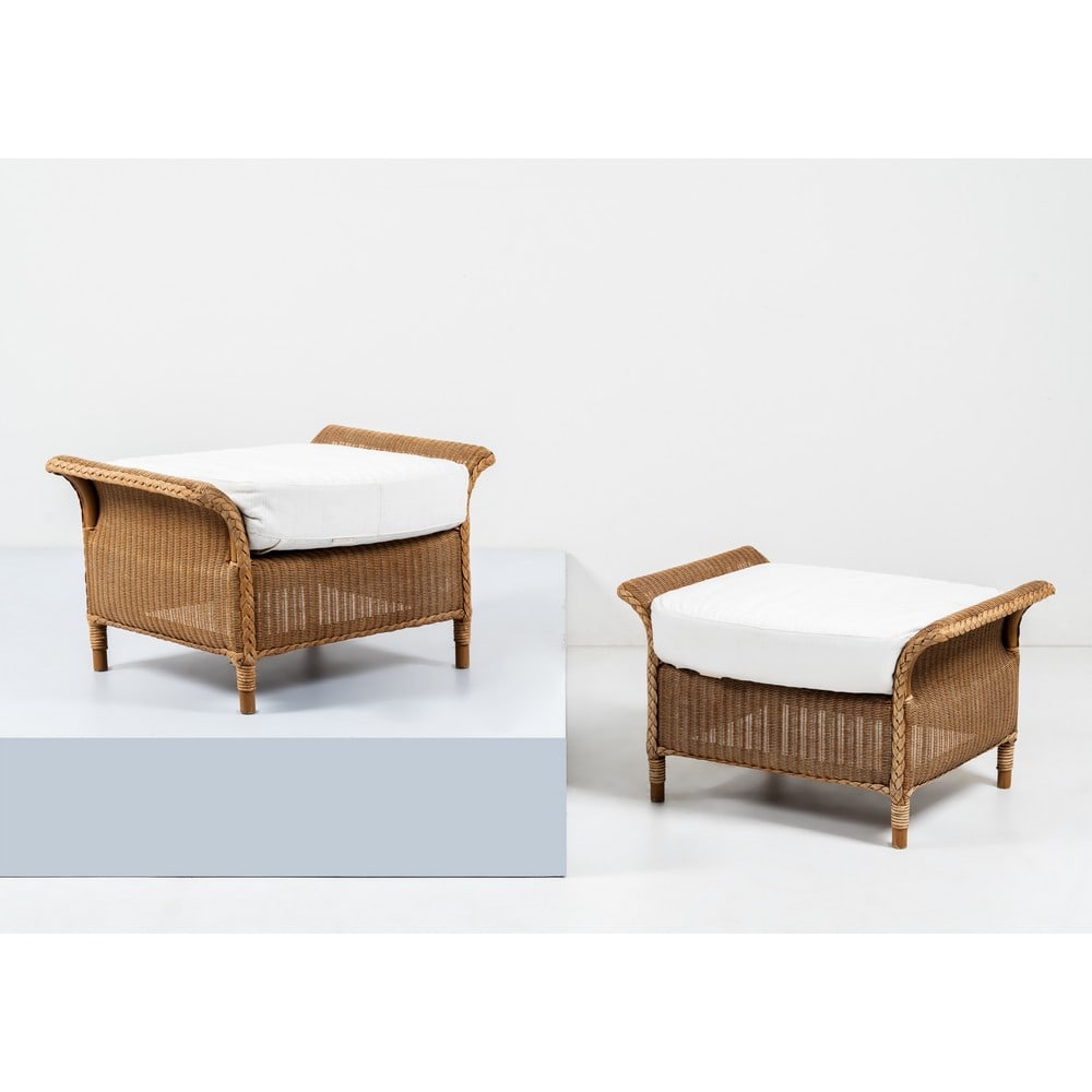 PRODUZIONE ITALIANA 1990 ca., Coppia di pouf (1 of 1)