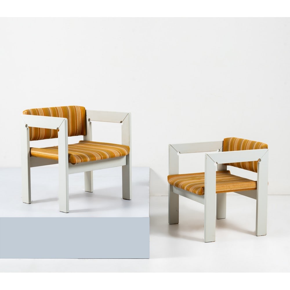 PRODUZIONE ITALIANA, 1970 ca., Coppia di sedie (1 of 1)