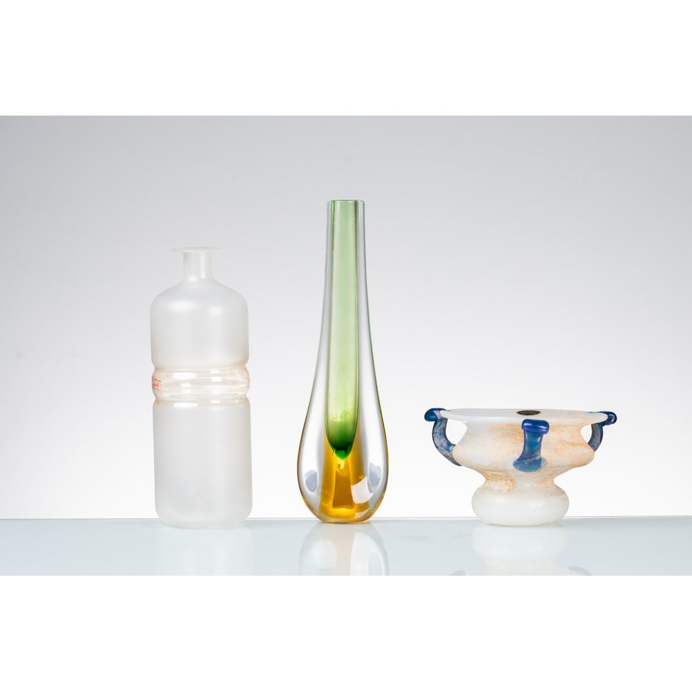 GIO. CENEDESE, SALVADORI, SEGUSO (Attr.), 2 Vasi e bottiglia (1 of 1)