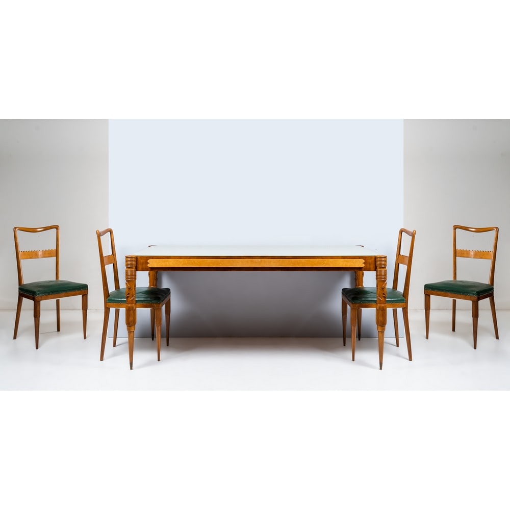 PIER LUIGI COLLI, Tavolo e quattro sedie (1 of 1)