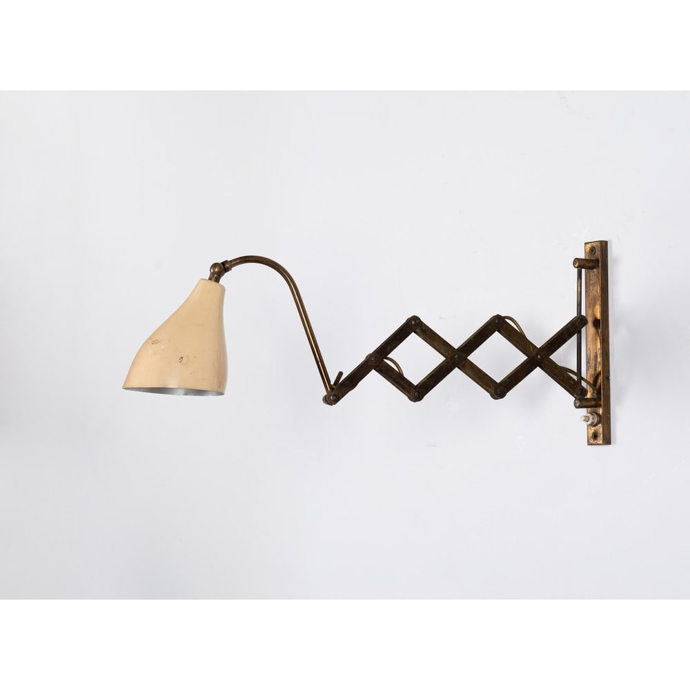 PRODUZIONE ITALIANA 1950 ca., Lampada da parete (1 of 2)
