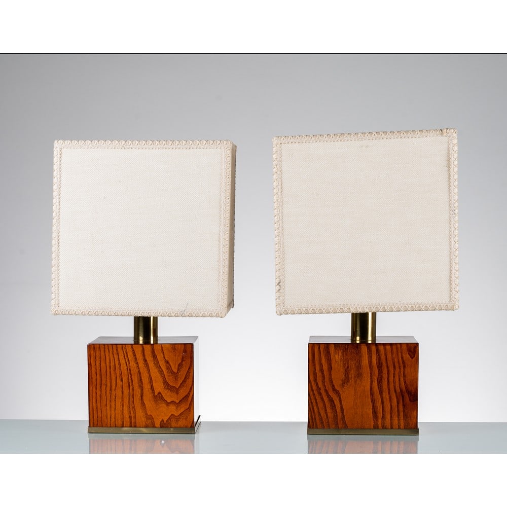 PRODUZIONE ITALIANA 1980 ca., Coppia di lampade da tavolo (1 of 1)