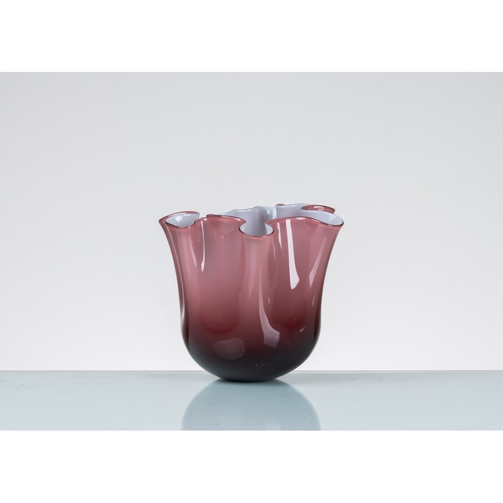 MAESTRI MURANESI, Vaso modello “Fazzoletto” in vetro (1 of 1)