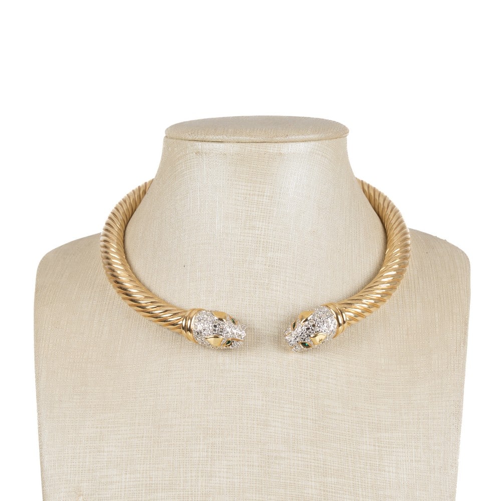 VOGUE BIJOUX, Collier rigido con montatura in metallo (1 of 3)
