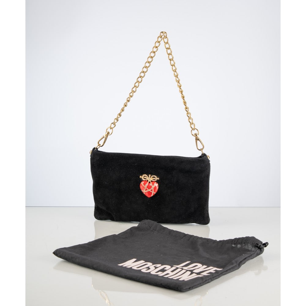 MOSCHINO, Pochette in pelle scamosciata (1 of 1)