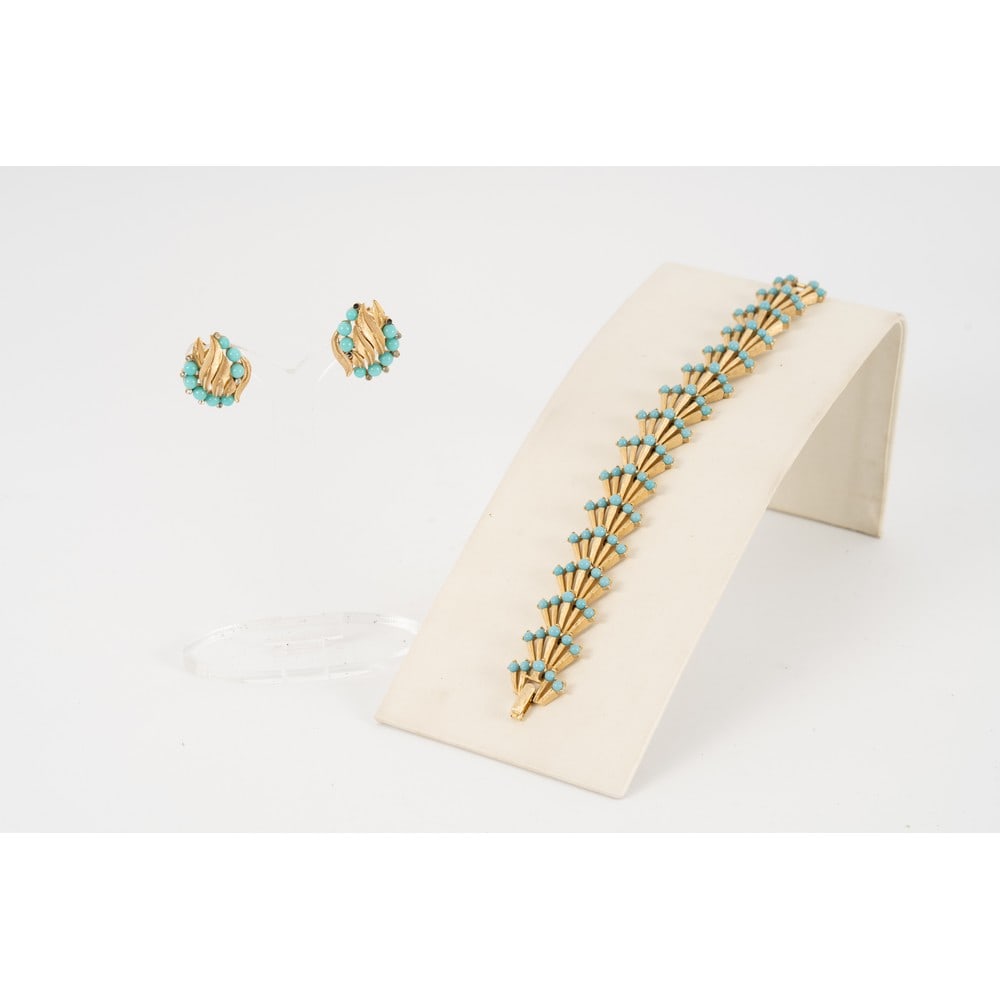 TRIFARI, Parure composta da bracciale ed orecchini (1 of 1)