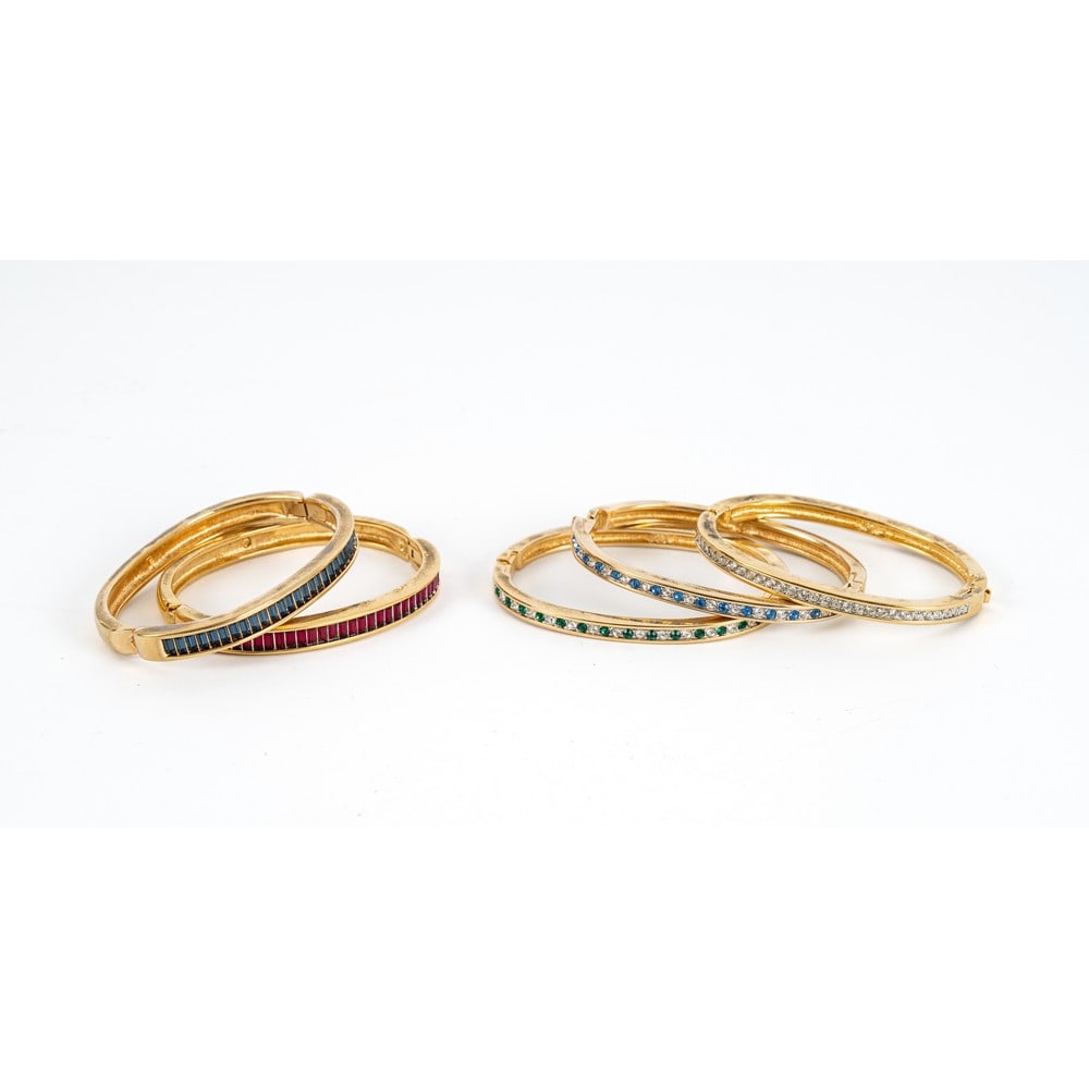 PRODUZIONE ITALIANA 1980 ca., Cinque bracciali rigidi (1 of 1)