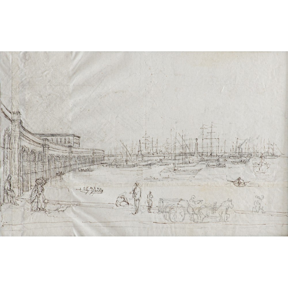 PITTORE SICILIANO DEL XIX SECOLO, Due disegni (1 of 2)
