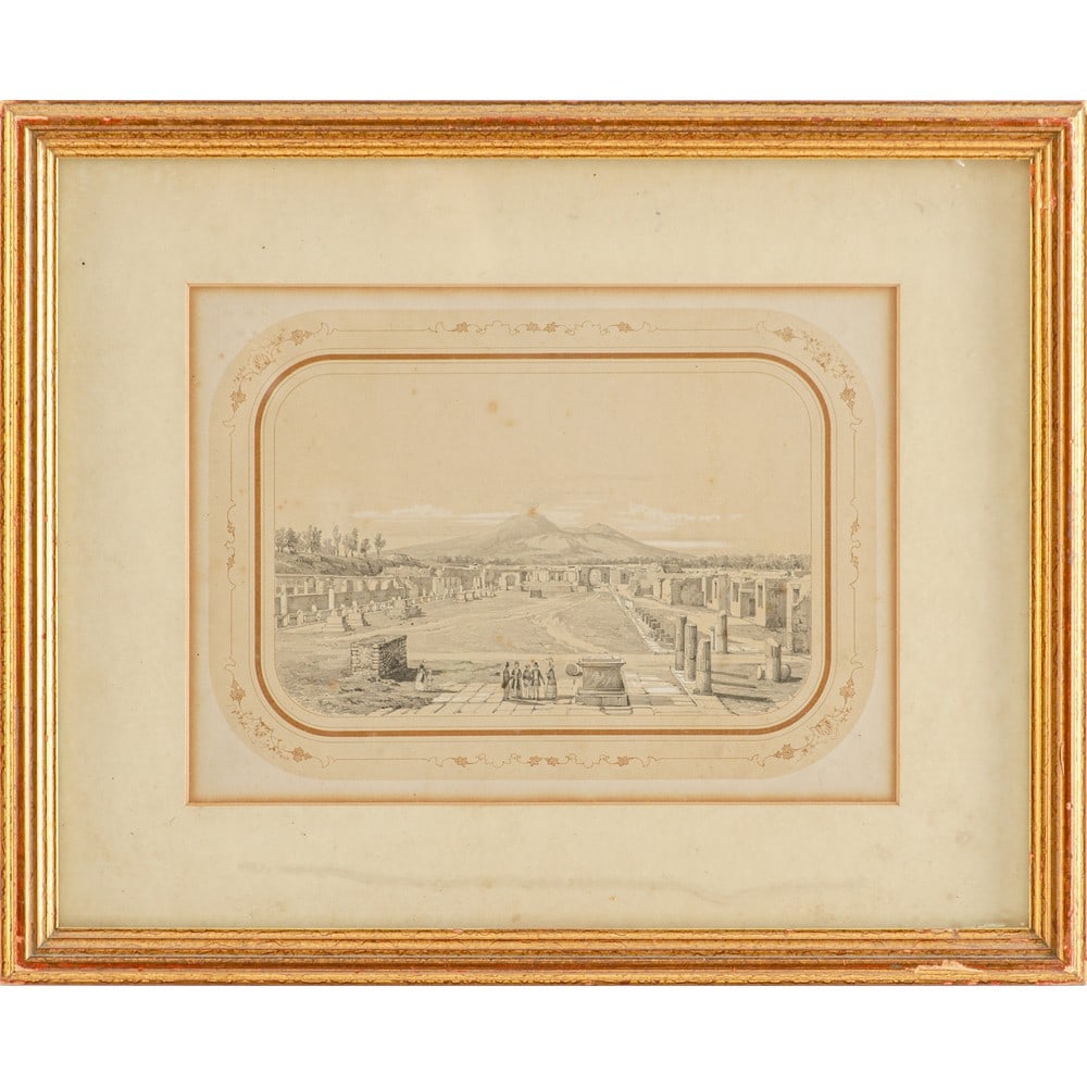 ANTON SMINCK VAN PITLOO (Attr.), Matita e biacca (1 of 1)
