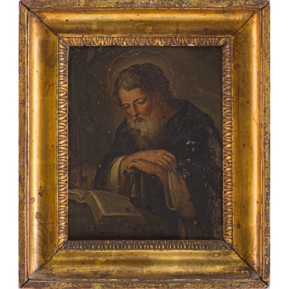 PITTORE SICILIANO DEL XVIII SECOLO, Olio su rame (1 of 1)