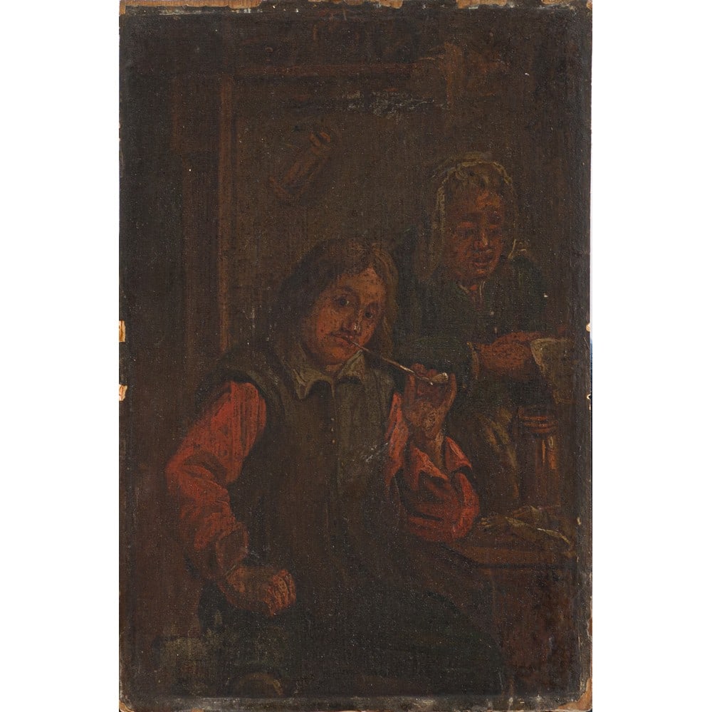 SCUOLA FIAMMINGA DEL XVIII SECOLO, Olio su tavola (1 of 1)