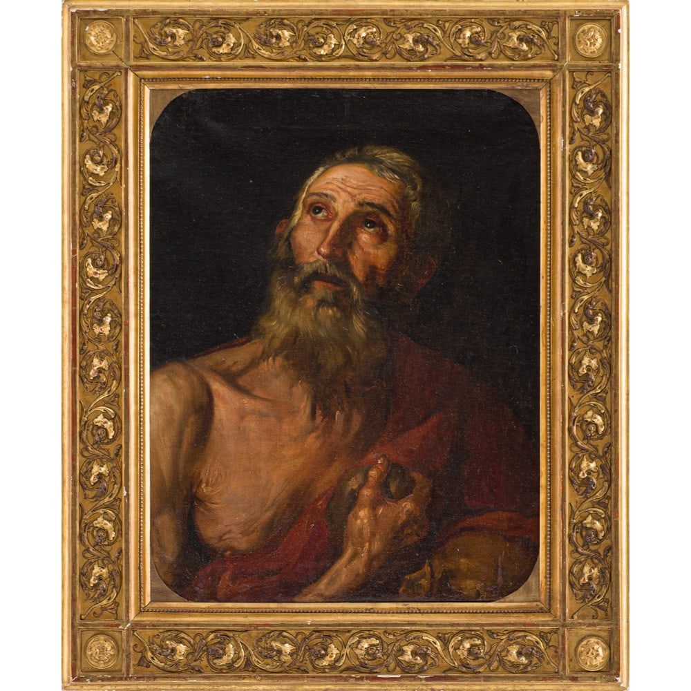 JUSEPE DE RIBERA detto lo Spagnoletto (Bottega di), Olio su tela (1 of 2)