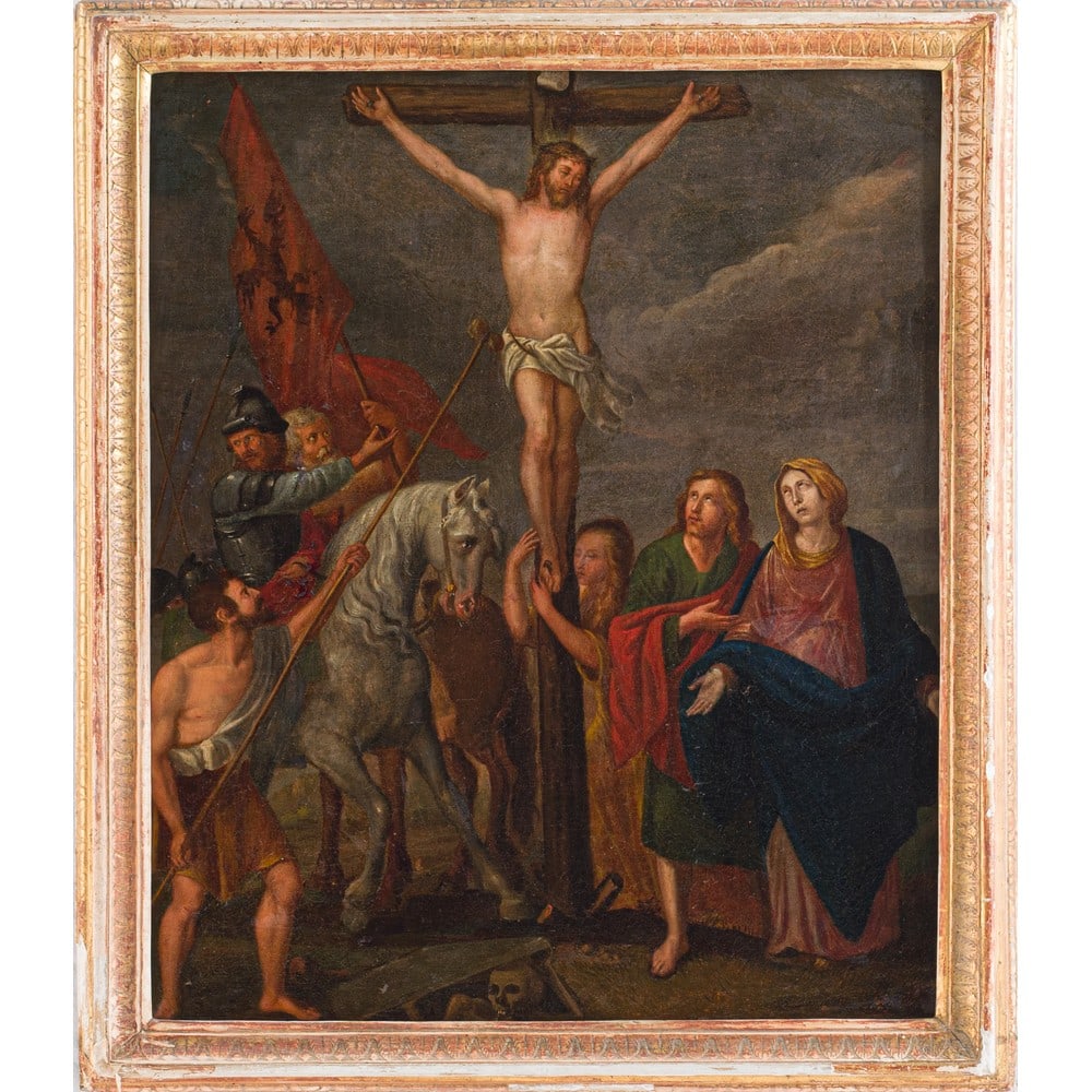 ANTOON VAN DYCK (Seguace di), Olio su tela (1 of 2)