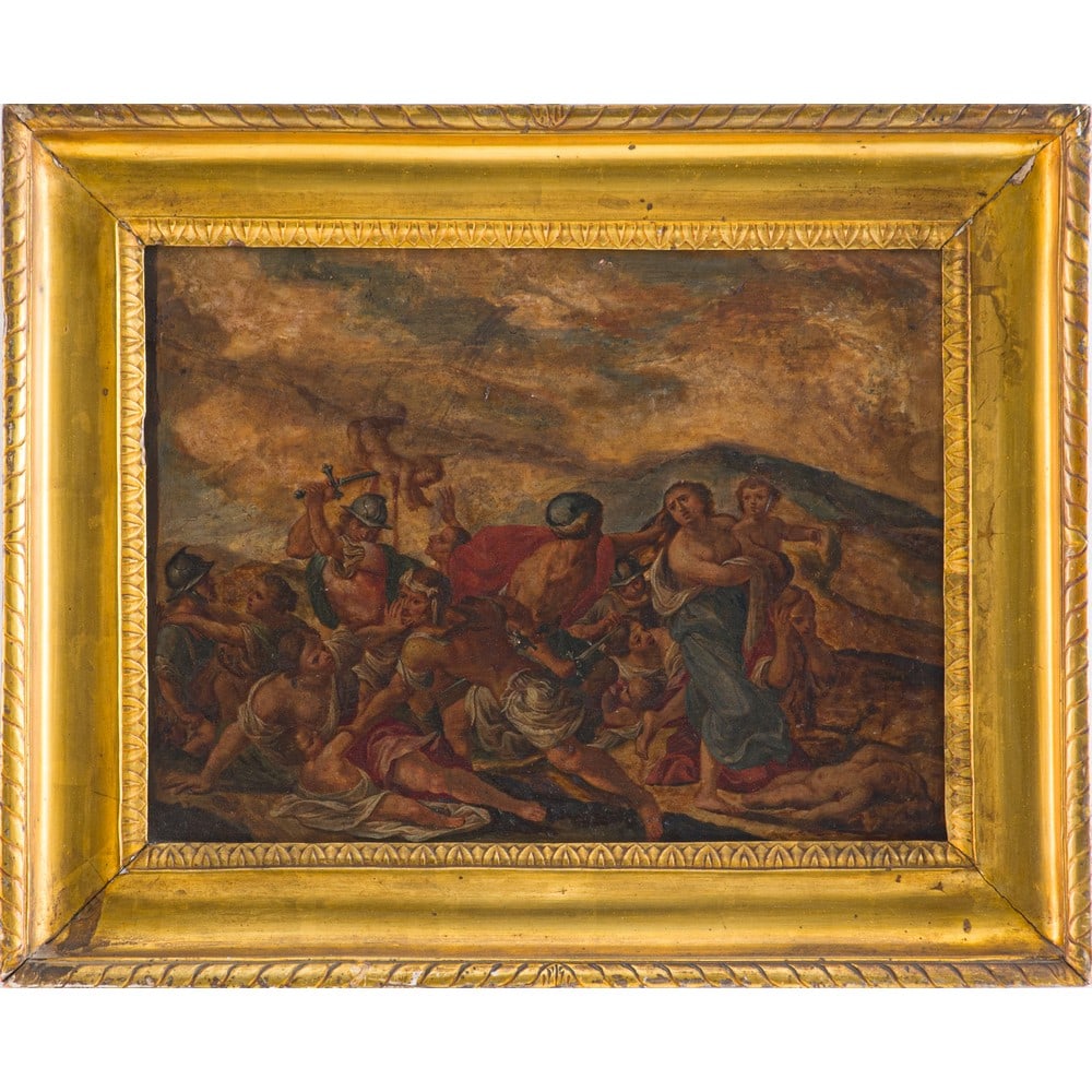 PITTORE SICILIANO DEL XVI SECOLO, Olio su alabastro (1 of 1)