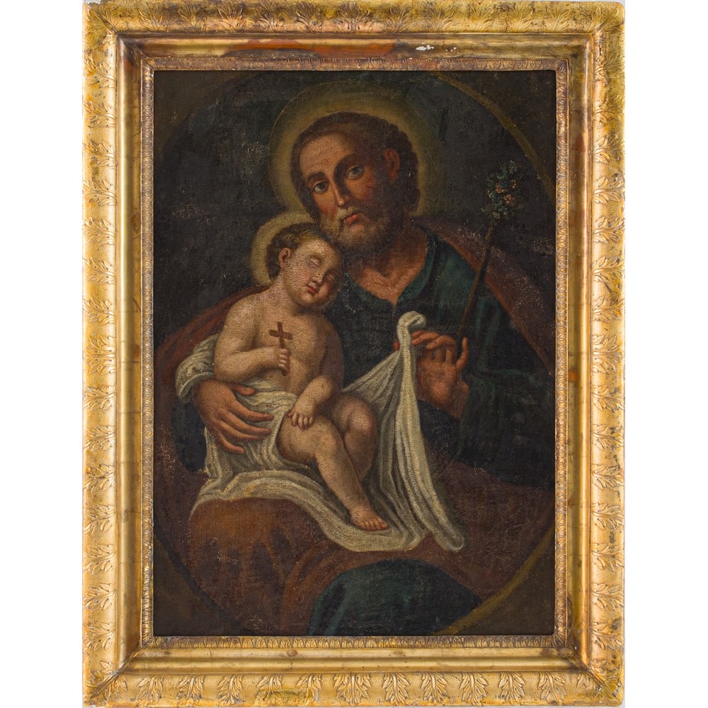 PITTORE SICILIANO DEL XVIII SECOLO, Olio su tela (1 of 2)