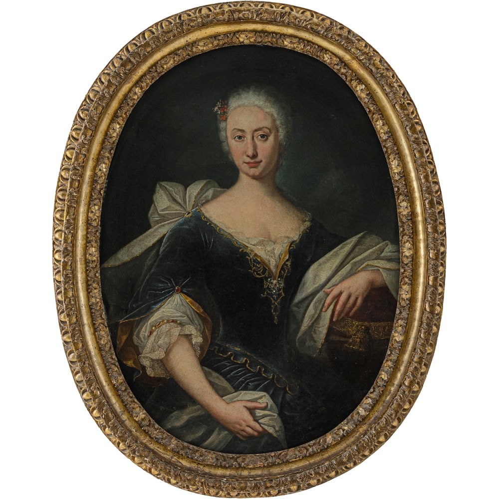 JACOPO AMIGONI (Attr.), Ritratto di nobildonna, Olio su tela (1 of 2)