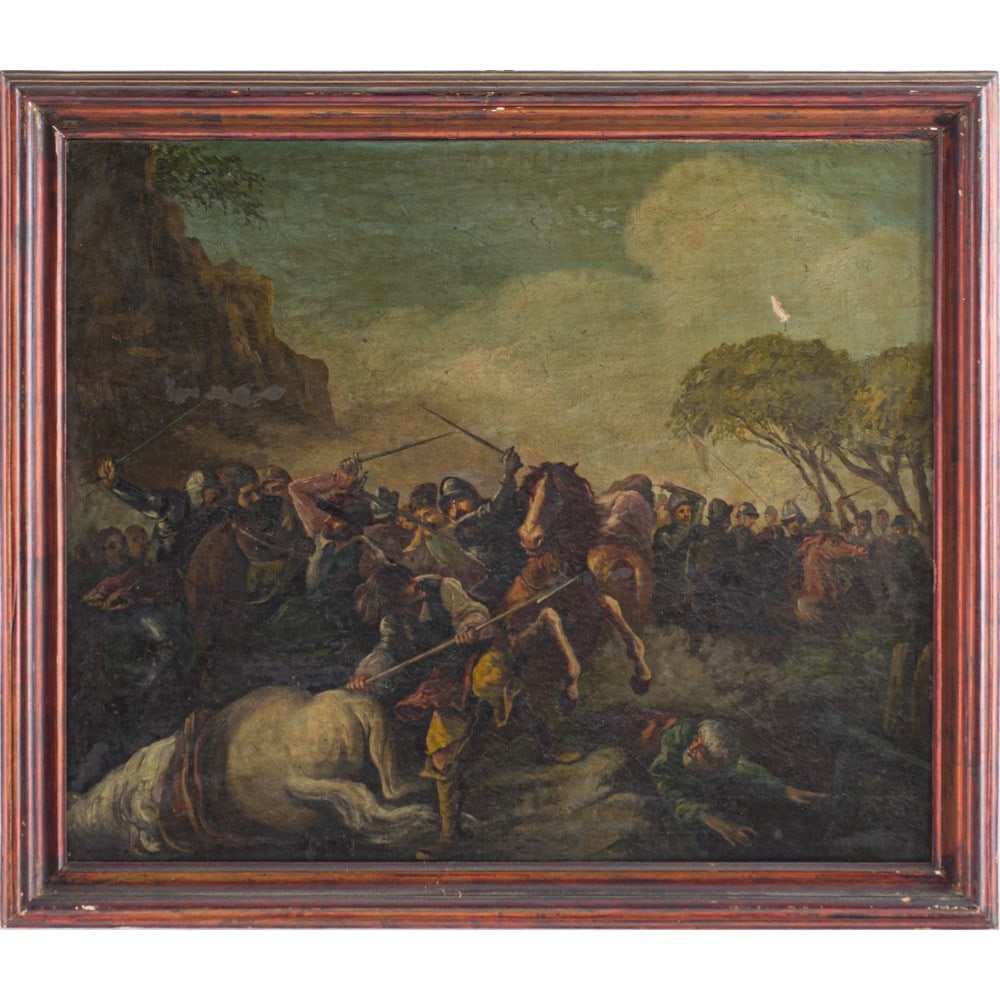 PITTORE FRANCESE DEGLI INIZI DEL XIX SECOLO, Olio su Tela (1 of 2)