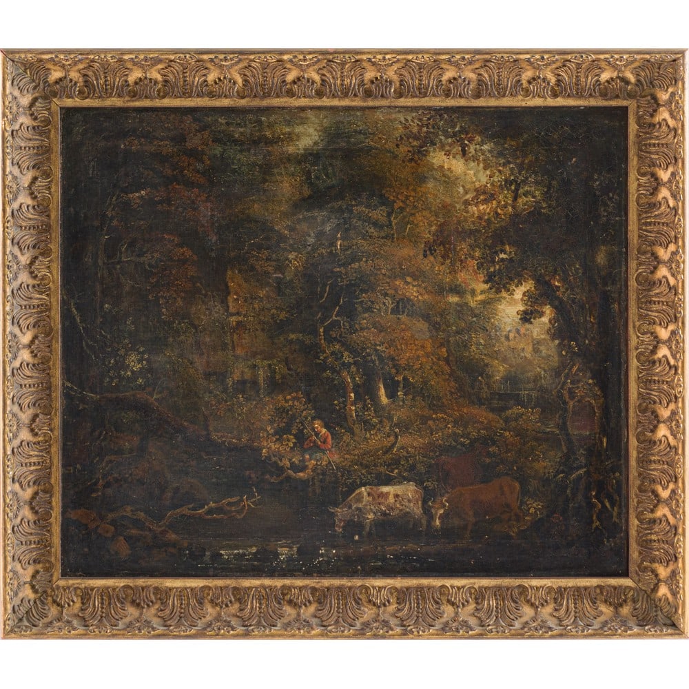 GASPARD DUGHET (Seguace di), Olio su tela (1 of 2)