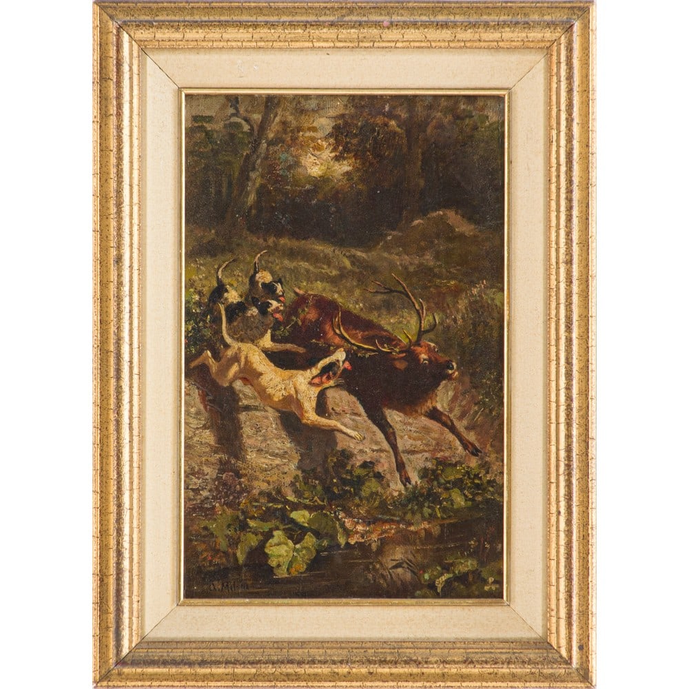 ANTONIO MILONE, Olio su tavola (1 of 2)