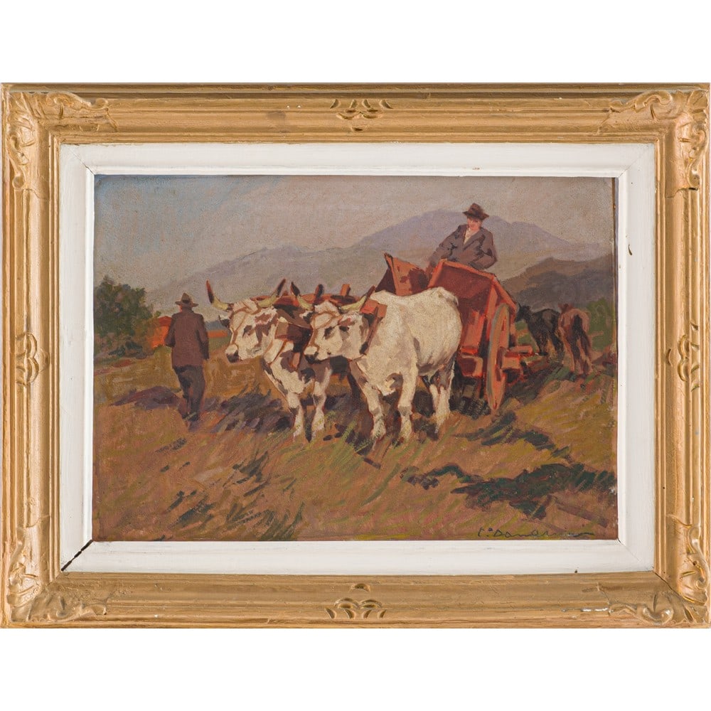 CARLO DOMENICI (Livorno 1897 – 1981), Olio su Cartone (1 of 1)