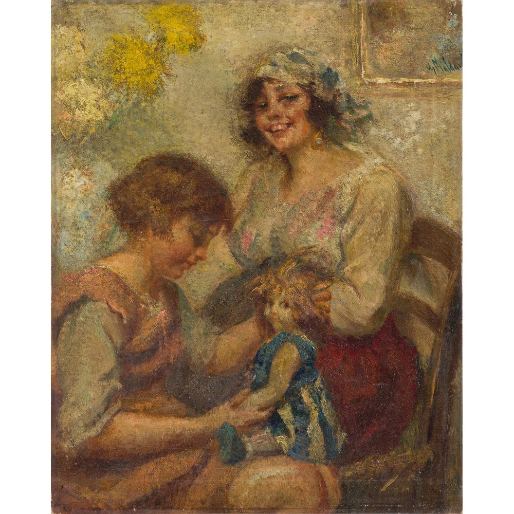 GIUSEPPE MALDARELLI, Olio su tela (1 of 2)
